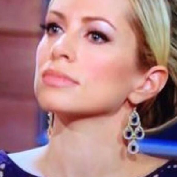 Stella & Dot Blue Seychelles Chandelier Earrings - Picture 5 of 9